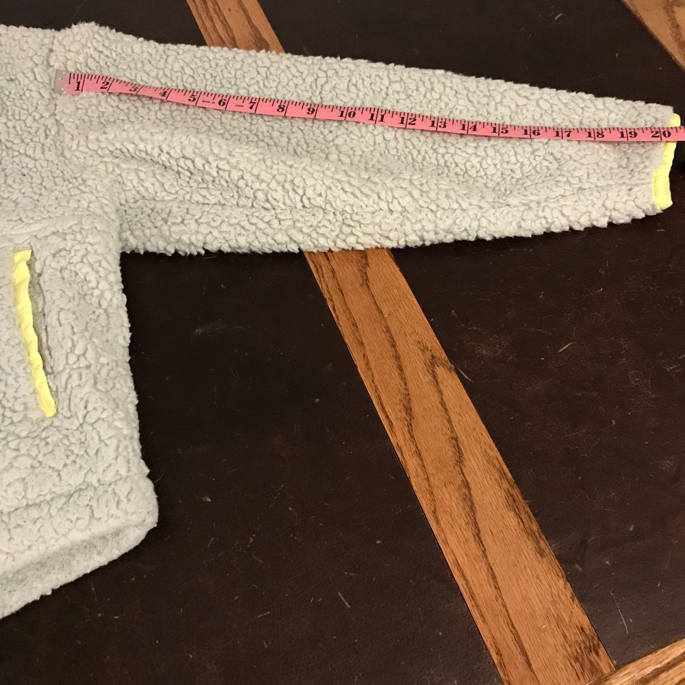 Anthropologie Janey Fleece Pullover Small Quarter Zip Cozy Sweatshirt - Picture 5 of 11